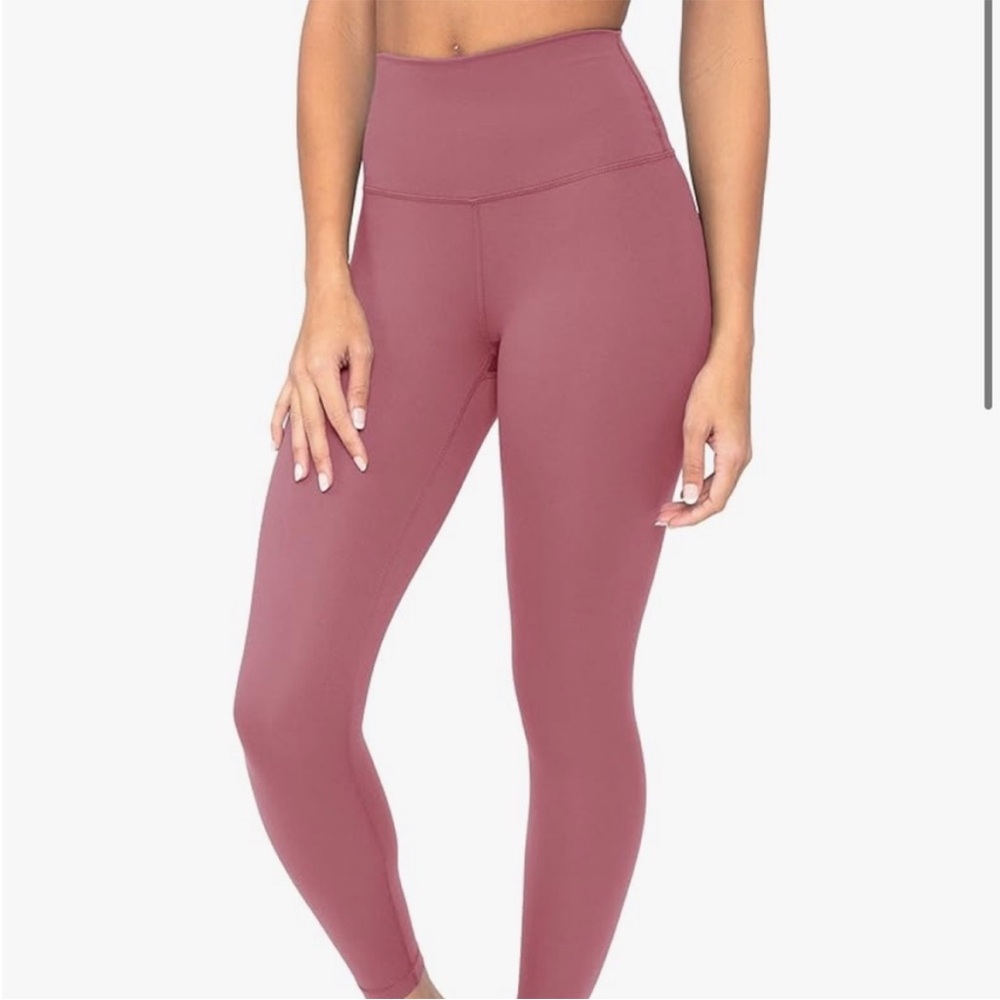 Yogalicious High-Waisted Pink Leggings